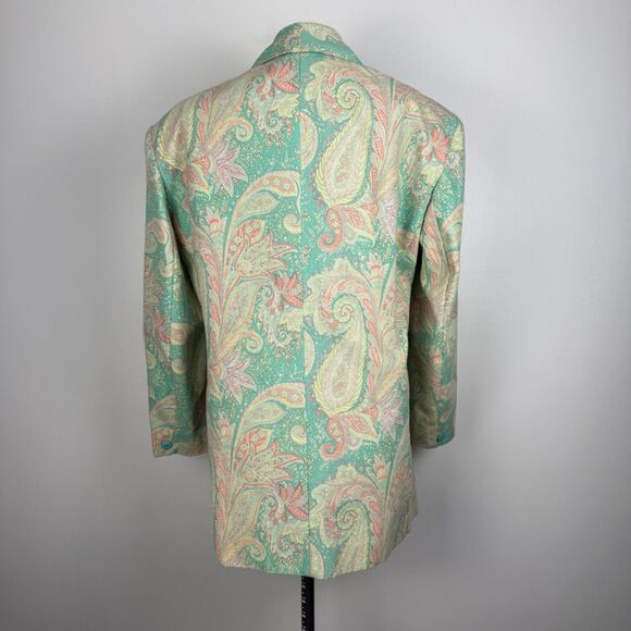 Rare Vintage Boho Paisley Blazer | Indie Artist Retro Unisex Jacket - Picture 2 of 12